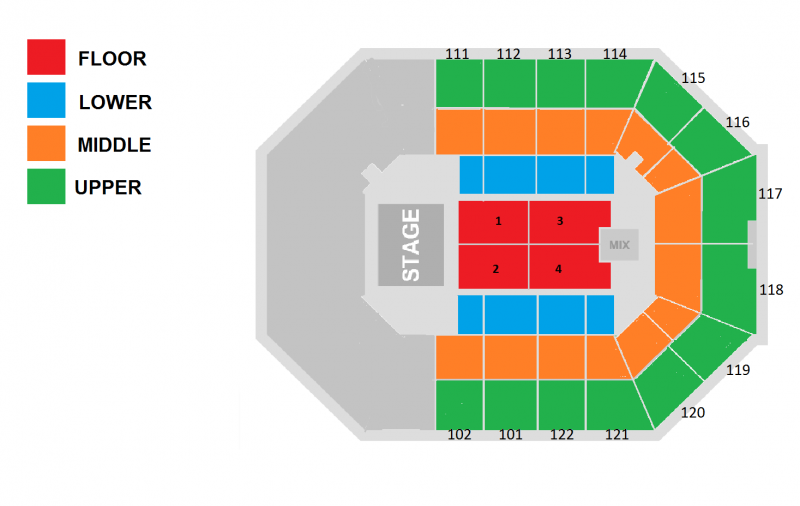 Colony Theater Miami Seating Chart